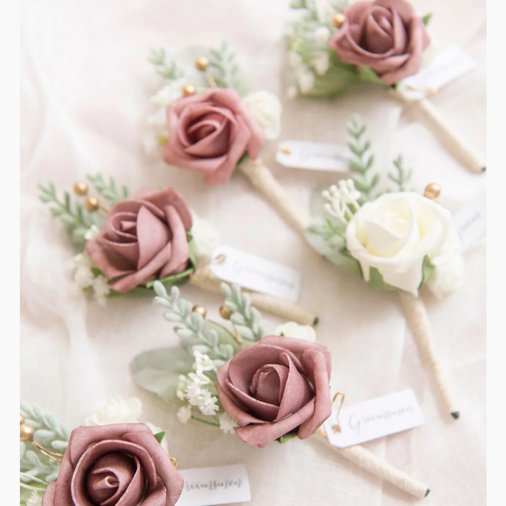 Pre-Arranged bridal Package - Lings Moment Dusty Rose and Cream